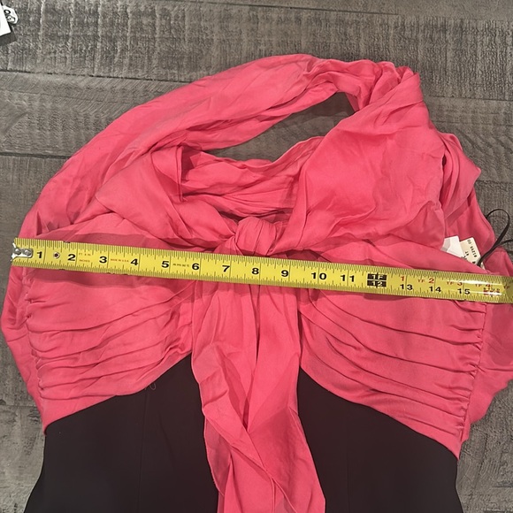 Paule Ka women sweetheart Pink and Black Dress size 40 - Picture 6 of 8